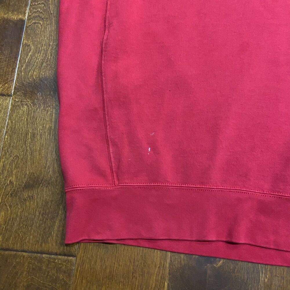 Polo Ralph Lauren Vintage Crewneck Sweatshirt Red Cotton Big/Tall Men's Size 2XB - Picture 6 of 9
